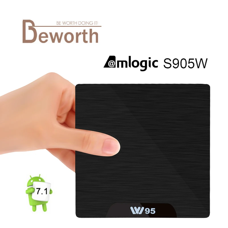 

Amlogic S905W W95 Android 7.1 TV Box Quad Core 2.4G WiFi H.265 4K 30fps VP9 Smart Media Player 2G/8G 1G/8G IPTV PK X96 Mini