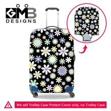 Dispalang Floral Valise Couverture Marque Bagages Housse De Protection Fleur Bagages Cas Couverture Pour 18-30 pouce Meilleur Bagages Sac couverture