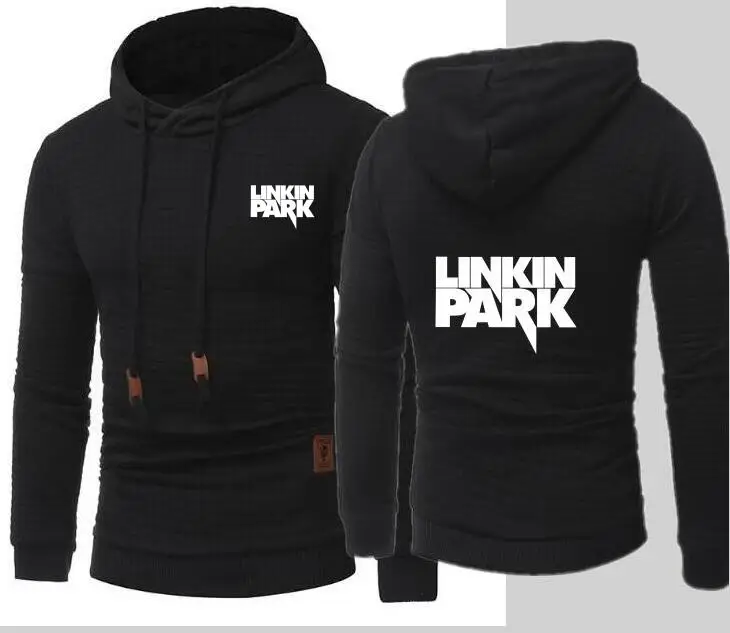 

Men's Solid Color Winter Long Sleeve Lincoln Sports Hooded Jacket Turtleneck Solid Color Casual Jacket Hoodie