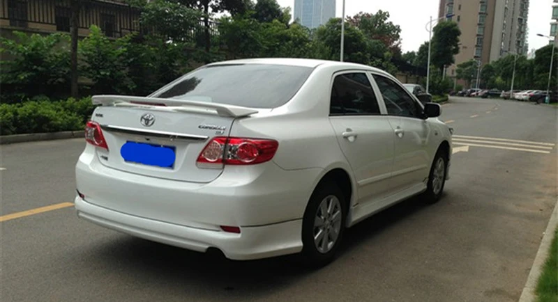 Для украшения автомобиля Toyota Corolla 2006 2013 спойлер для багажника из АБС
