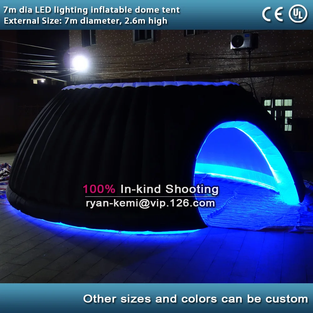 LED inflatable party tent