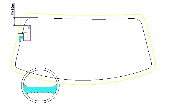 Amplificada dos Rádios do Carro de Superbat Conector para o Pioneiro Dab + fm am da Montagem de Vidro Antena Interna Jack An-dab1 Dab - Smb 6 Antena amplificada dos rádios do carro de