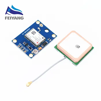

XIASONGXIN LIGHT 10PCS/LOT GY-NEO6MV2 new GPS module with Flight Control Flight Control EEPROM MWC APM2.5 large antenna MODU