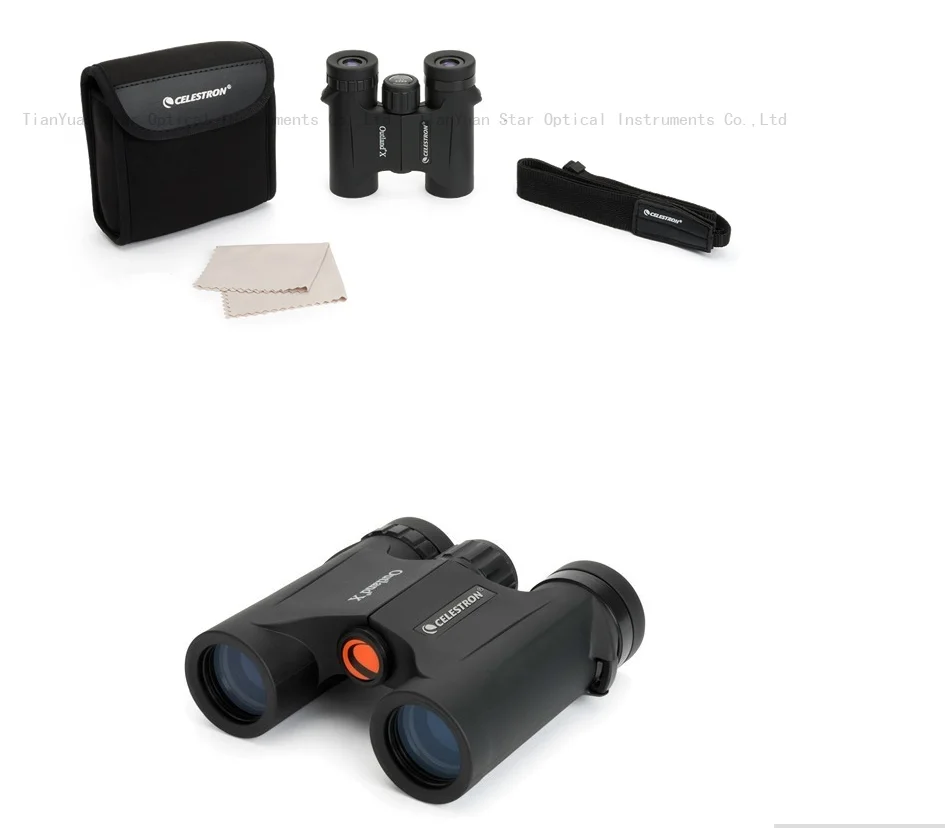 CELESTRON OUTLAND X 8*25 telescopio binoculares de óptica multicapa con ojales giratorios y a prueba de agua y Fogproof