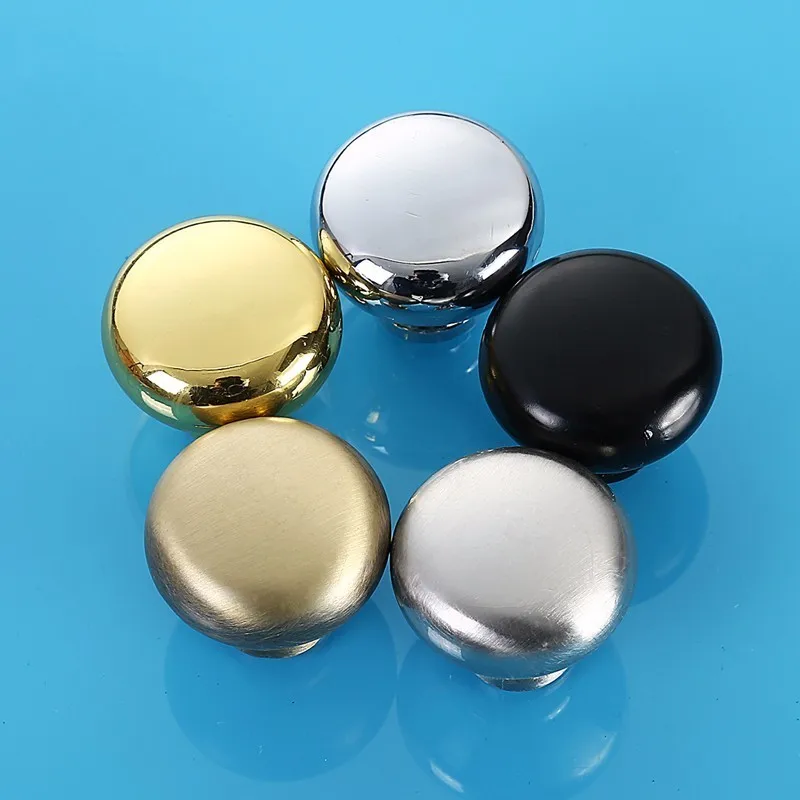 Metal Door Knobs and Handle for Kitchen Cabinet Handle Round Wardrobe Drawer Pulls Solid Drawer Knobs Furniture Hardware Metal Door Knobs and Handle for Kitchen Cabinet Handle Round Wardrobe Drawer Pulls Solid Drawer Knobs Furniture Hardware