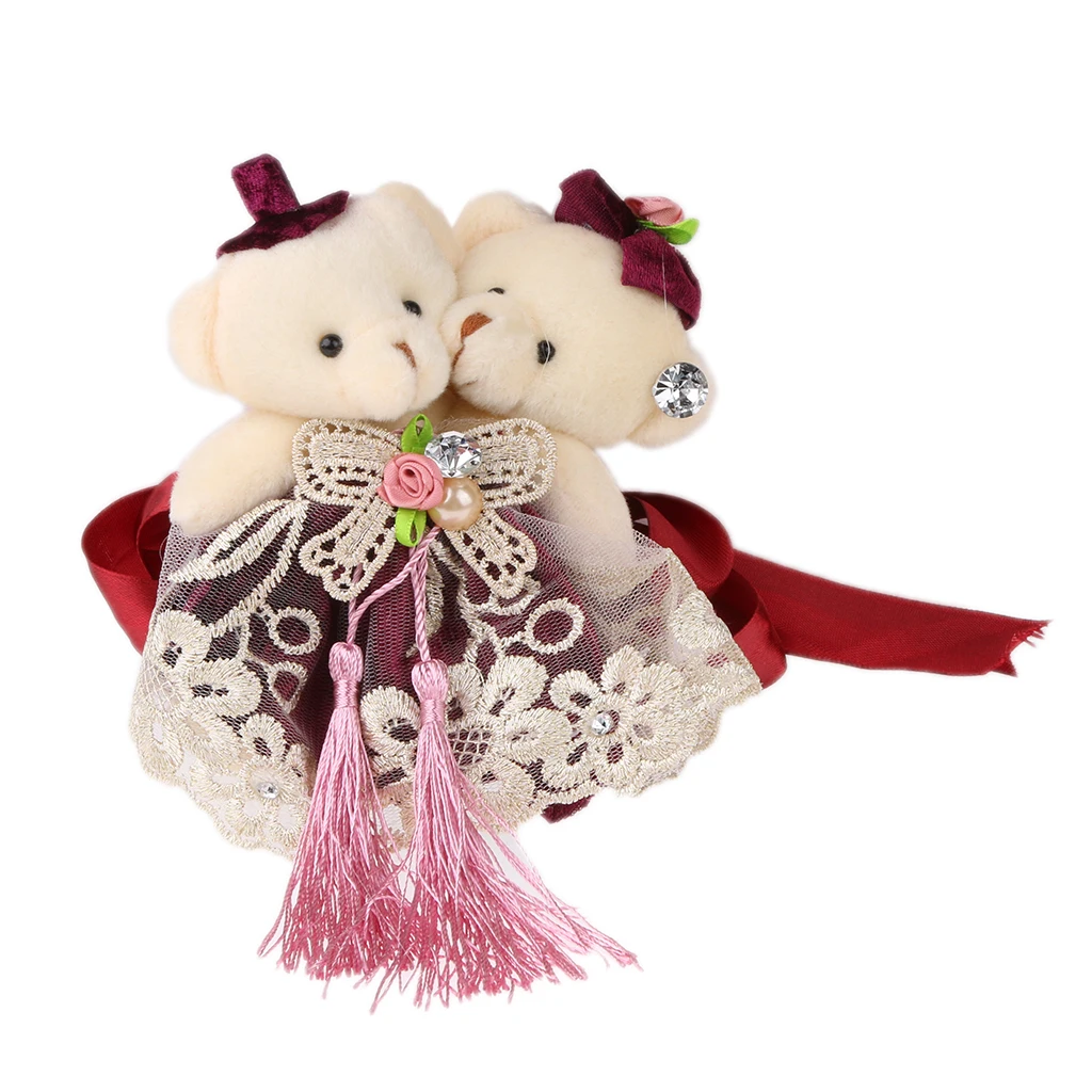 Delicate Little Bear Curtain Tieback For Wedding Room Decoration 5 Colors Hook Fastener Buckle Clamp For Bedroom Curtain 
