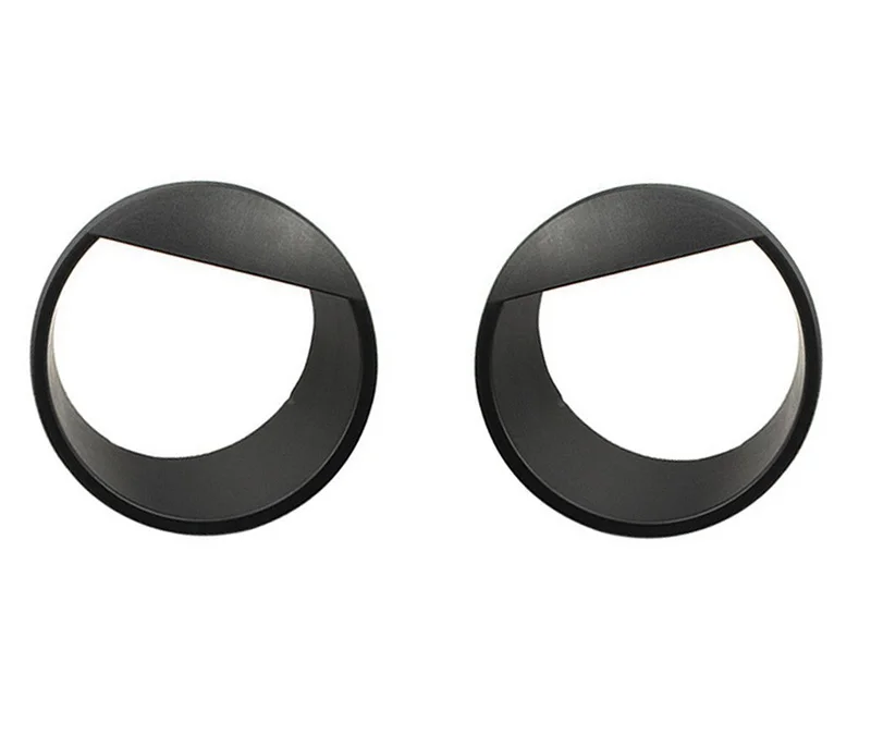 Black Bezels Front Light Headlight Angry Bird Style Trim Cover ABS For Jeep Wrangler Rubicon Sahara Jk 2007-201