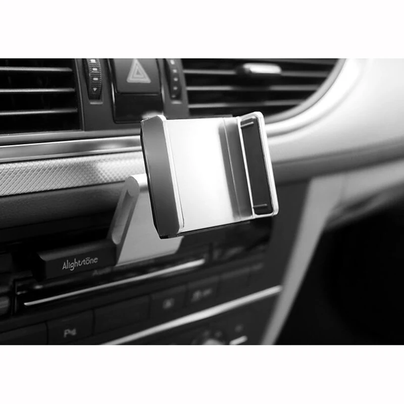 Aluminum Alloy font b Car b font CD Slot Mount Cradle Holder Universal Phone Stand Holder