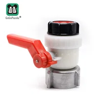 GOGOPANDA 1000L воды ibc-контейнер Впускной контейнер 80 мм на выход Мужской 2 дюйма DN50 шаровой клапан