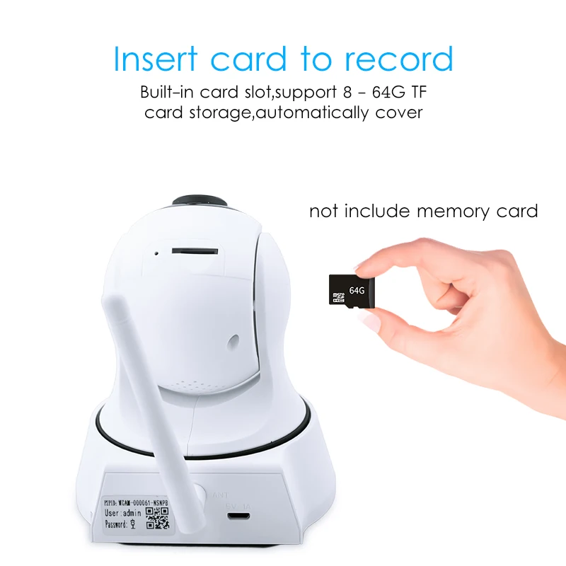  Marlboze 1080P HD Wireless Wifi IP Camera Home Security Surveillance Camera Onvif P2P IR-Cut P/T Ni - 32719563812