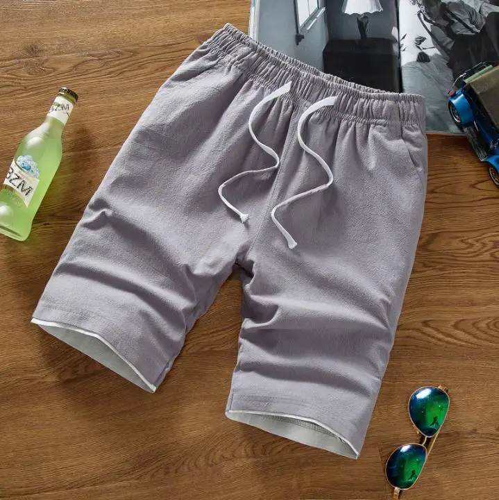 High quality 2019 summer leisure Elastic Waist Drawstring teenagers students men's beach shorts High quality 2019 summer leisure Elastic Waist Drawstring teenagers students men's beach shorts
