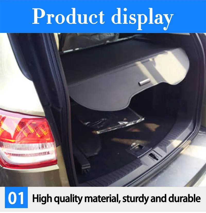 Trunk Security Cargo Cover Shield Cargo Liner Shade For Ford Escape accessories 2013 escape
