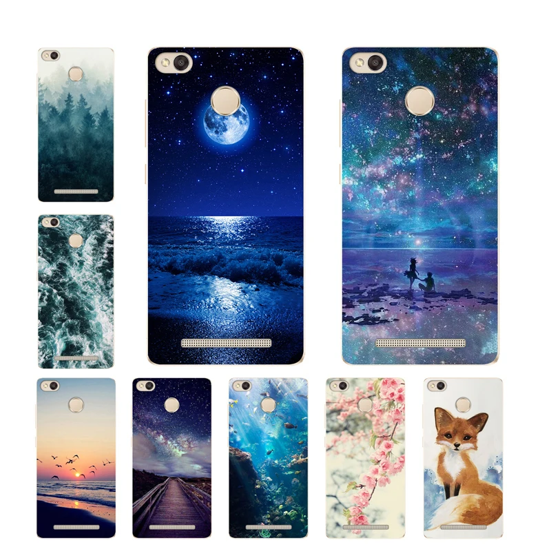 

MONAEVA Phone Cases Xiaomi Redmi 3 Pro Redmi 3s 3x Cover Silicon Back Covers Xiaomi Redmi 3 Pro Bumper Case Redmi 3S 3 S Cover