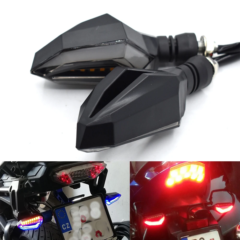 Universal Motorcycle LED Tail Light Turn Signal Light For Triumph DAYTONA 675 R SPEED TRIPLE