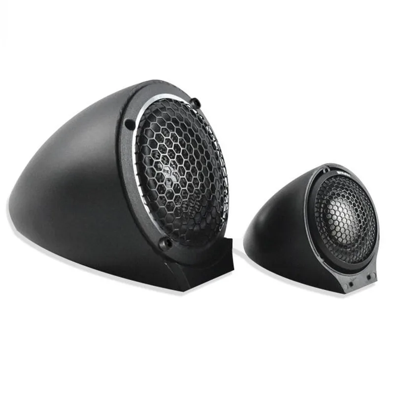 Günstig 3,5 zoll Mid range Lautsprecher Basis Auto Horn Modifizierte Drei weg Lautsprecher Halterung Höhen Mid range Lautsprecher box Halterung Shell Dichtung