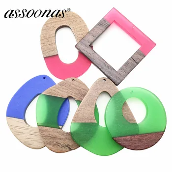 

assoonas M160,jewelry accessories,diy wood acrylic earrings pendant,simple and stylish,jewelry making,charms,hand made,2pcs/lot