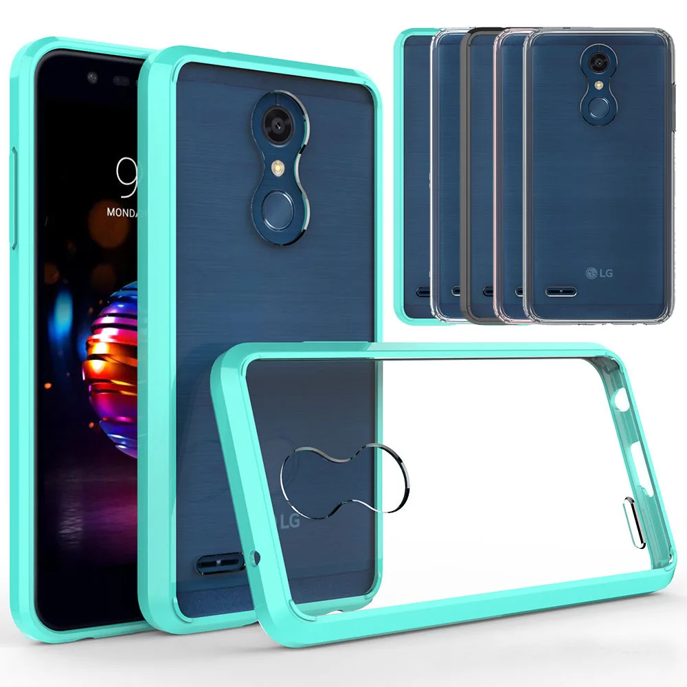 

Ultra Thin Clear Case Anti Scratch Hybrid Hard Back Phone Cover For LG K10 2018 / K30 / K10 Alpha / Premier Pro LTE/Phoenix Plus