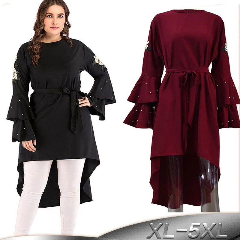 

2019 Abaya Dubai Kaftan Turkey Women Long Beading Embroidery Hijab Muslim Dress Elbise Caftan Robe Turkish Islamic Clothing