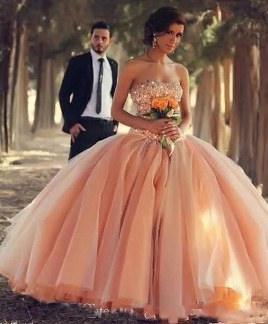 Bonjean Новое Розовое Бальное платье Бальные платья 2019 бисером Vestidos De 15 Anos сладкий 16