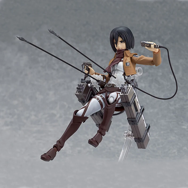 Горячая аниме фигурка игрушка модель Shingeki No Kyojin атака на Титанов 15 см Микаса