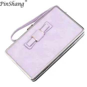 

PinShang Women Wallet Exquisite Leather Cellphone Case Purse Wallets&Purses Card Holder Stylish Long Style Clutch Handbag ZK40