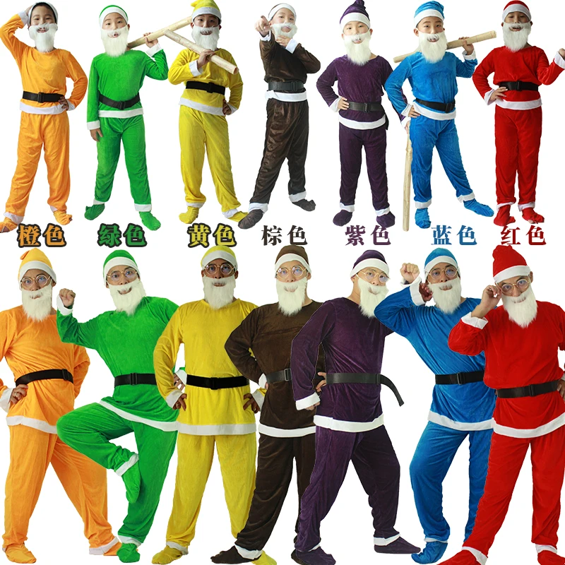 

Movie Anim Snow White and Seven Dwarfs Costume Uniform Suit Halloween Adult Cosplay Costume Halloween Party Cosplay Costume