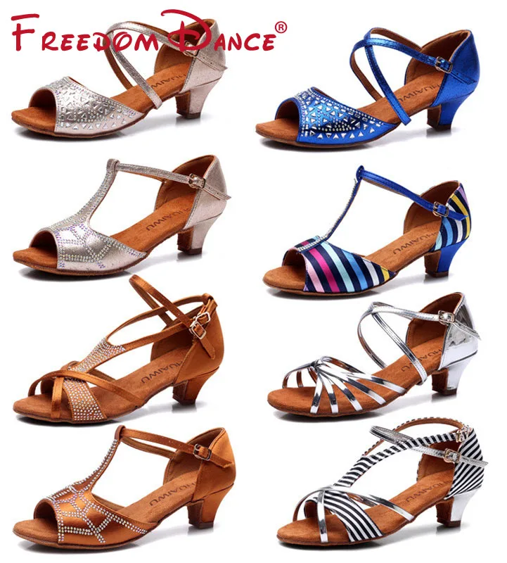 Size 26 41 2019 New Girls Children Women latin dance shoes Tango Salsa