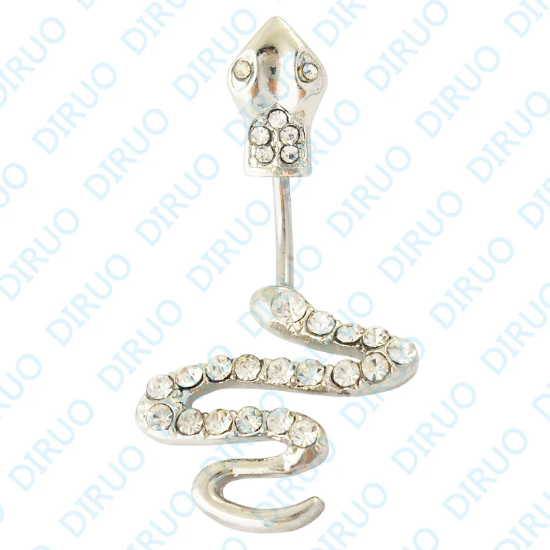 Wholesale Snake  Navel Ring Belly Ring Body Piercing Jewelry5pcs/lot