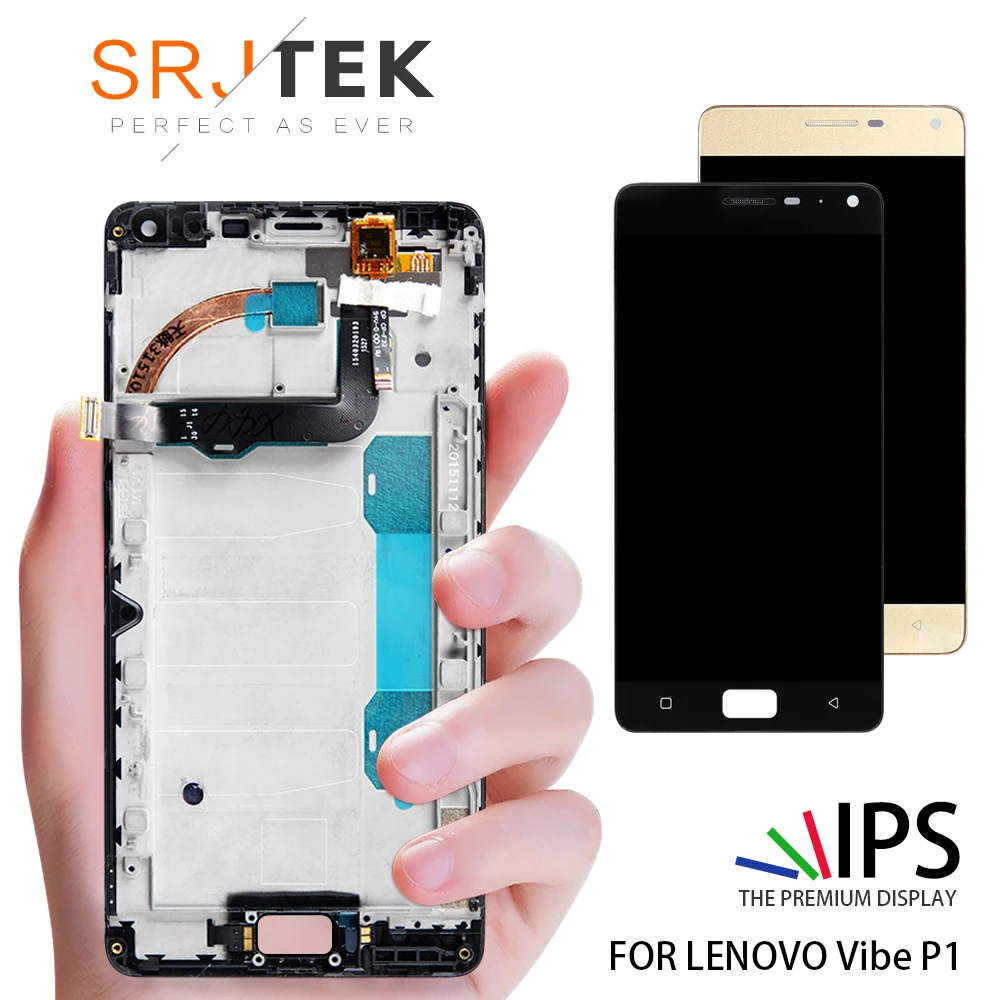 

For Lenovo Vibe P1 Display LCD Touch Screen Digitizer Assembly Replacement Parts For Lenovo Vibe P1 Display LCD