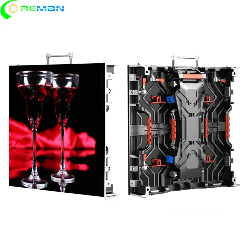 

Wide viewing angle full color animation giant led screen 500x500 mount cob die-casting aluminum led video wall