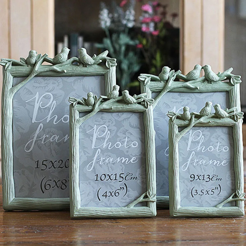 Creative resin photo frame silica gel mold cement concrete picture