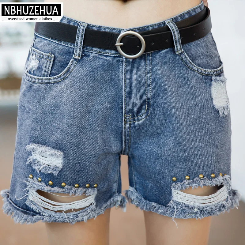 boyfriend style jean shorts