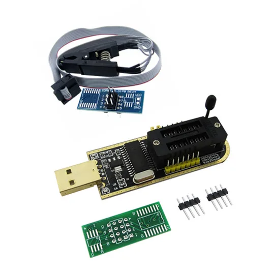 

SOIC8 SOP8 Test Clip For EEPROM 93CXX / 25CXX / 24CXX + CH341A 24 25 Series EEPROM Flash BIOS USB Programmer Module