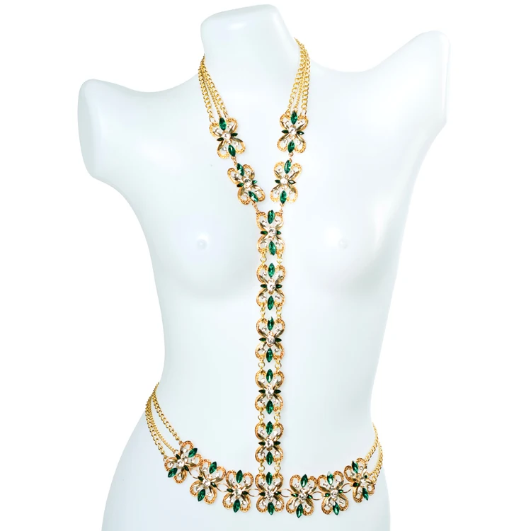 Sexy Body Chain Women jewelry Alloy Punk Long Necklace 2015 New Design