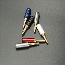 3,5 мм штекер RCA аудио разъем 3 полюсная позолоченная вилка адаптер для наушников с зажимом для DIY стерео гарнитура или используется для ремонта наушники