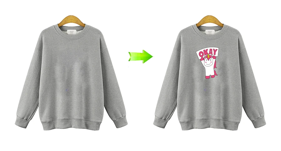 Unicorn Iron-on Transfers for Clothing Patches Okay Unicorns A-level Washable Stickers Families Appliques Decoration Patch (2)