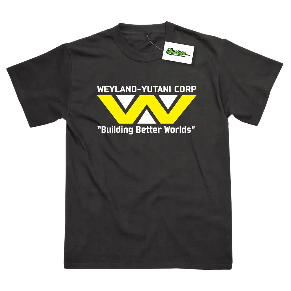 Weyland Yutani корп Вдохновленный Alien печатных T Shirt2019 модный бренд 100% хлопок Круглый