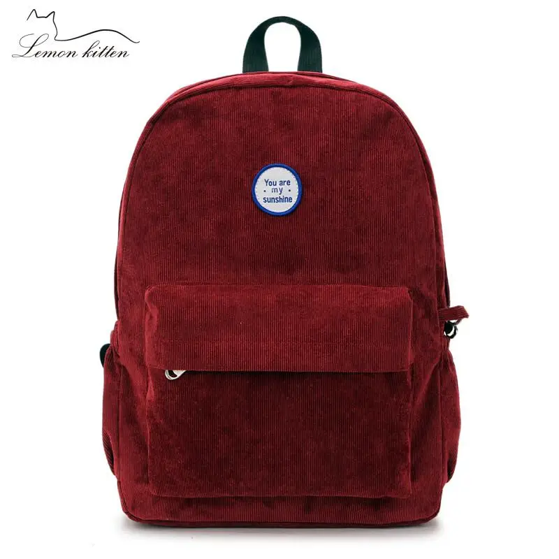 Модный женский рюкзак, минималистичный рюкзак, Женский школьный простой дизайн, женский рюкзак для отдыха, рюкзак, рюкзак - Цвет: Бургундия