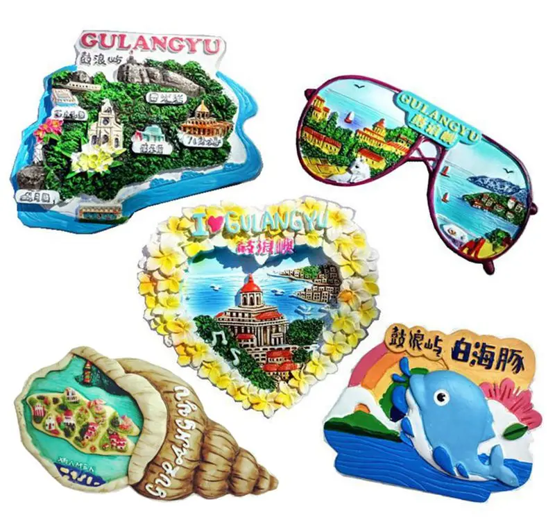 Hot Sale Xiamen University Gulangyu 3D Fridge China Tourism