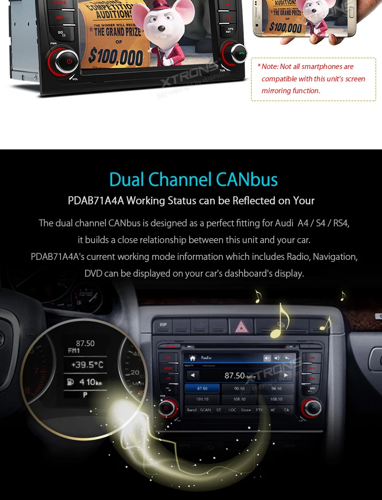 Top 7" DAB+ Car Radio DVD Player GPS For Audi A4 B6 A4 B7 S4 B7 S4 B6 RS4 RS4 B7 SEAT Exeo Auto 2 Din Bluetooth SD RDS Radios Stereo 9