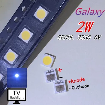 

1000pcs For SEOUL Original LED LCD TV Backlight Application LED 3535 Light Beads Cool white High Power 2W 6V