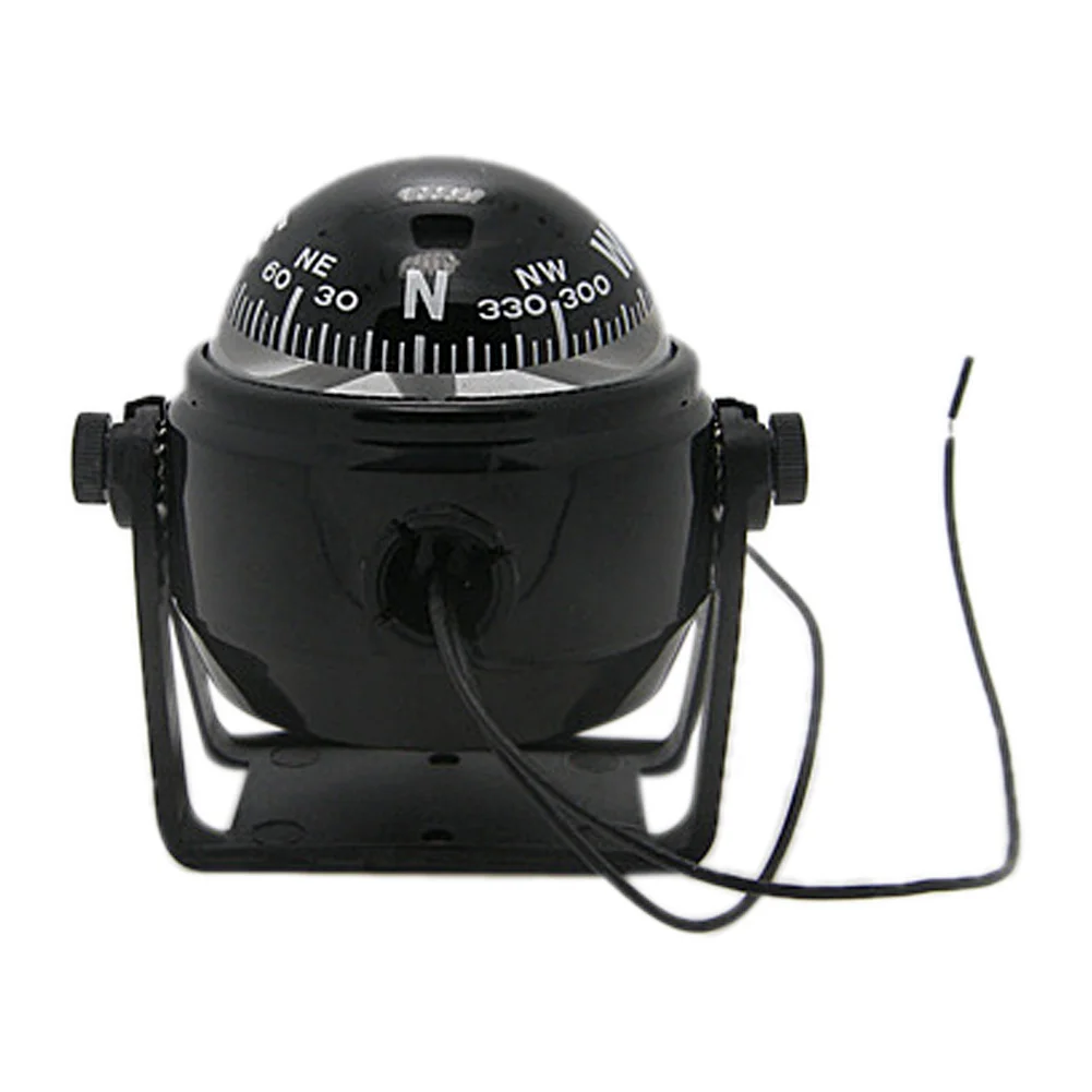 

2018 ABS Plastic High Precision LED Light Pivoting Compass Navigation Electronic Dashboard Dash Mount Marine Boat Ship Compass