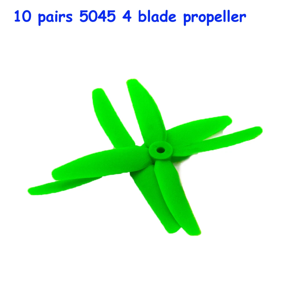 10 pairs FPV 4 blade propeller 5045 CW CCW X50404 Props for kit 200 320