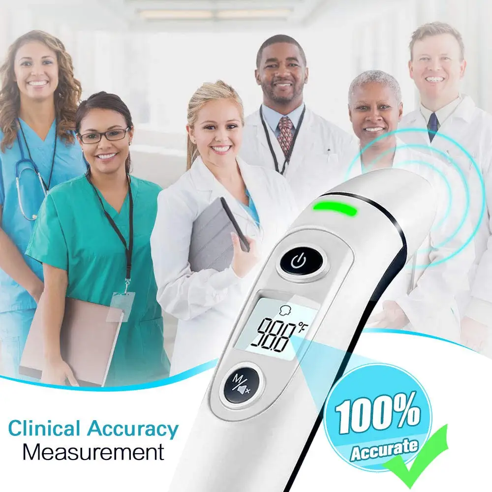 Медицинский Инфракрасный цифровой термометр для ушей для взрослых и детей, измерение температуры тела, высокая точность, забота о здоровье семьи