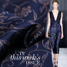 Синий и белый фарфор тутового шелка поливают марлевые атласные ткани одежды cheongsam платье рубашка Яркая Ткань tissu au метр DIY