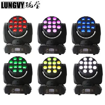 

Free shipping 6pcs/lot Super Beam 12x12W Cree 4in1 Disco Light DMX LED Stage Light Moving Head Beam Party Lights DMX-512 Led