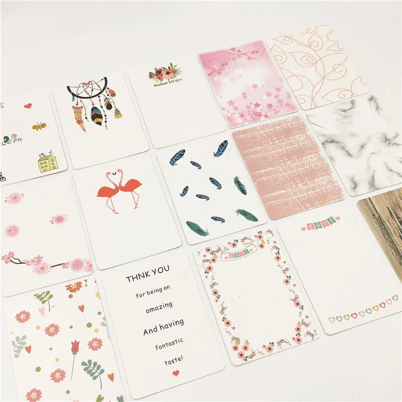 

New Hot 24pcs/lot Simple Marble Style 7*5cm Paper Card Jewelry display Card Necklace/Hand Chain Packaging Paper Card