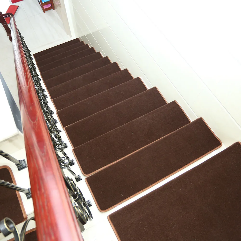 5pcs/set New Home Anti-Slip Floor Staircase Carpets Stair Treads Children Safety Protector Mats 3cm Thicken Stair Rugs 65x24cm 5pcs/set New Home Anti-Slip Floor Staircase Carpets Stair Treads Children Safety Protector Mats 3cm Thicken Stair Rugs 65x24cm