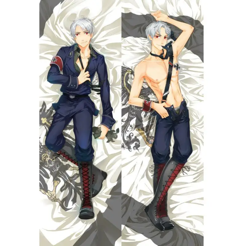 

Japan Cool Anime Pillowcase Hetalia Ludwig Beillschmidt Throw Otaku Dakimakura Gift Bedding Hugging Body Pillow Case 150x50 CM