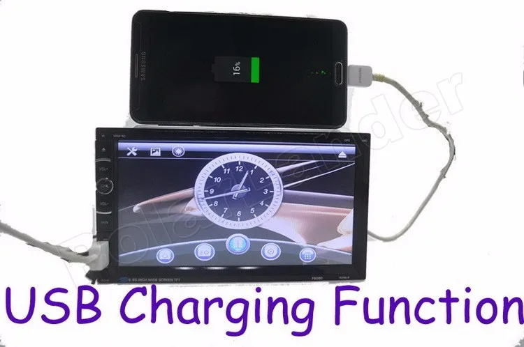 Cheap Support AM FM RDS 2 DIN Car DVD Player MP4 MP5 Touch Screen Bluetooth TF Auxin 6.95